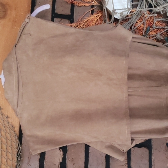 𝅺express leather vest size S /p - Picture 7 of 11